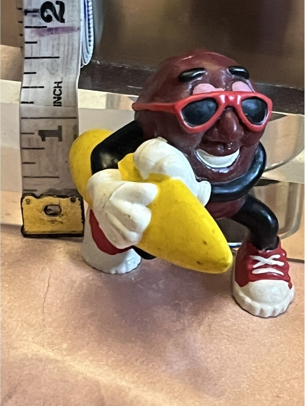 The California Raisins - Surfer Raisin PVC Toy Figure 1988 Applause